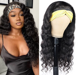 Headband Wig Loose Deep Wave Human Hair