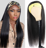 Straight Human Hair Headband Wig