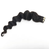 Loose Wave Brazilian Human Hair Tape-In Extensions