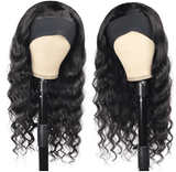 Headband Wig Loose Deep Wave Human Hair - MyPlushWigs