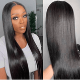 Straight 13x4 Lace Front Wig 10A Grade Virgin Remy Human Hair Wig