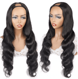 U-Part Body Wave Virgin Remy Human Hair Wig